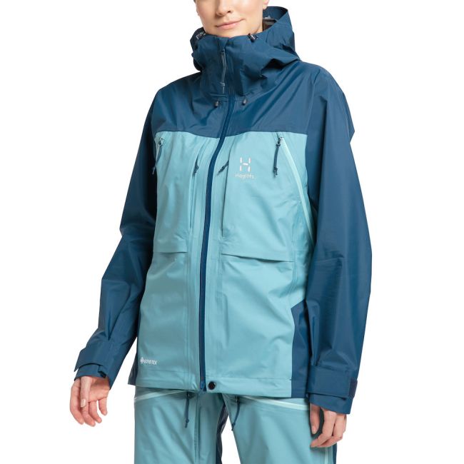 Haglöfs Vassi Touring GTX Jacket W – Geacă GORE-TEX 3 straturi pentru tură de schi - Albastru