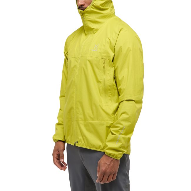 Haglöfs L.I.M Proof Jacket – Geacă impermeabilă ultraușoară - Verde Aurora