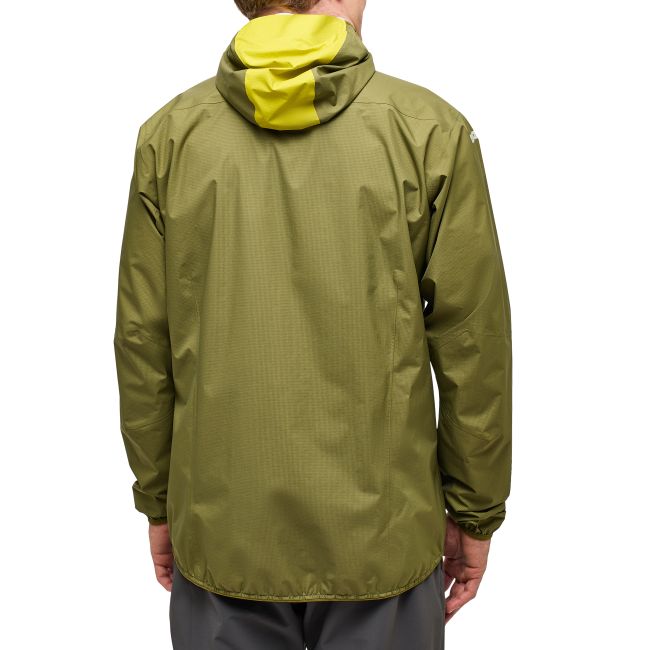 Haglöfs L.I.M Proof Jacket – Geacă impermeabilă ultraușoară - Verde Olive green/Aurora