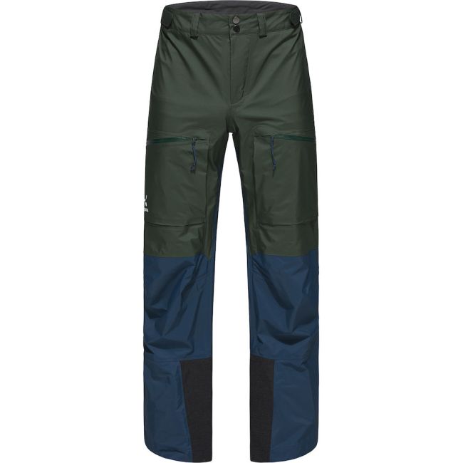 Haglöfs Vassi Touring GTX Pant – Pantaloni GORE-TEX pentru tură de schi - Verde/albastru