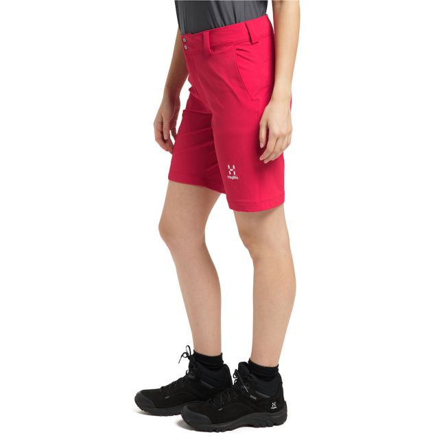 Haglöfs Morän Shorts W – Pantaloni scurți softshell outdoor - Roșu