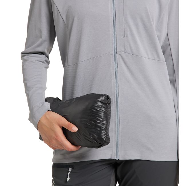 Haglöfs L.I.M Mimic Vest W – Vestă izolată ultraușoară Mimic - Gri închis Magnetite