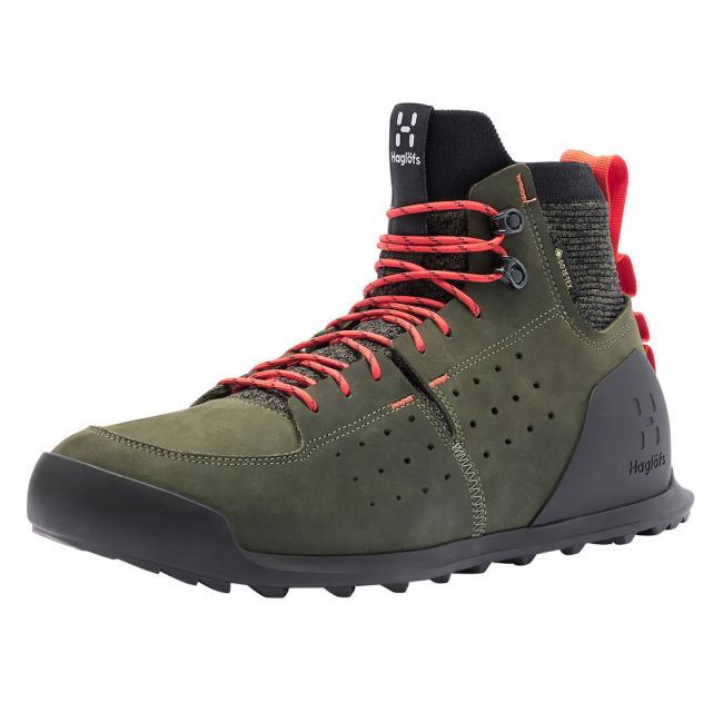 Haglöfs Duality AT1 GTX Mid – Ghete outdoor impermeabile GORE-TEX - Verde închis