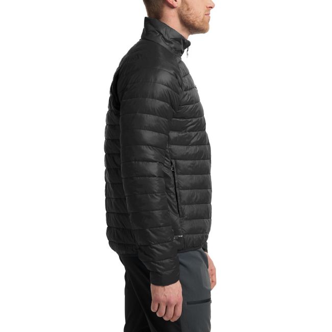 Haglöfs Spire Mimic Jacket – Geacă izolată Mimic cu glugă - Negru True Black Solid