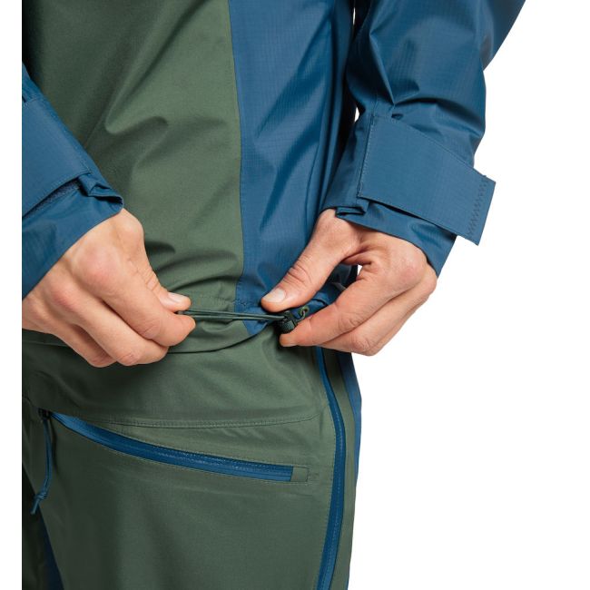 Haglöfs Vassi Touring GTX Jacket – Geacă GORE-TEX 3 straturi pentru tură de schi - Verde/albastru