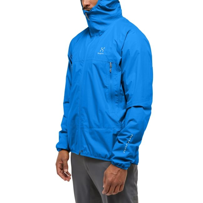 Haglöfs L.I.M Proof Jacket – Geacă impermeabilă ultraușoară - Albastru Electric Blue