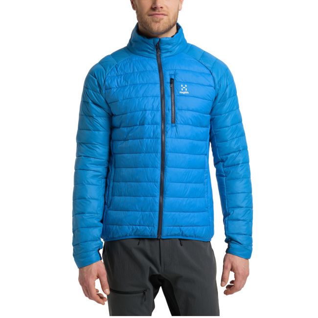 Haglöfs Spire Mimic Jacket – Geacă izolată Mimic cu glugă - Albastru Nordic Blue