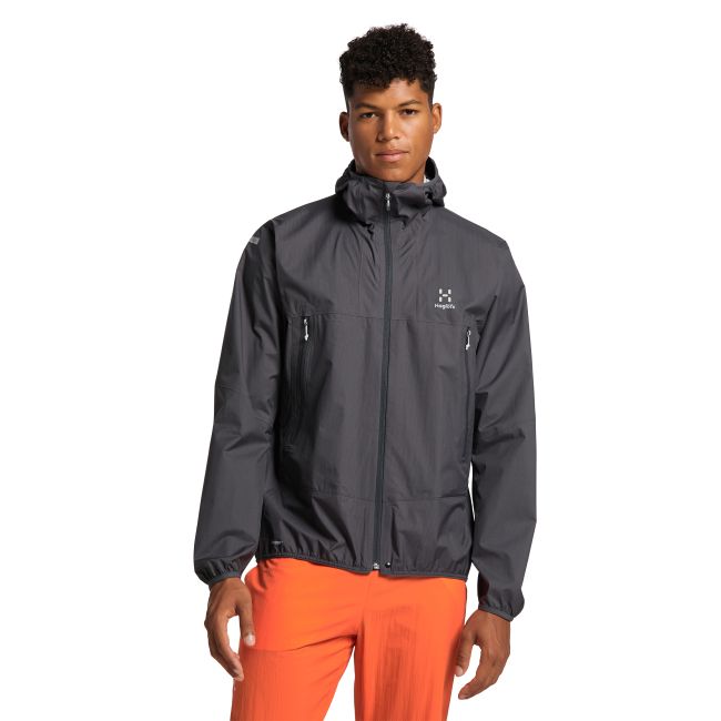 Haglöfs L.I.M Proof Jacket – Geacă impermeabilă ultraușoară - Gri închis Magnetite