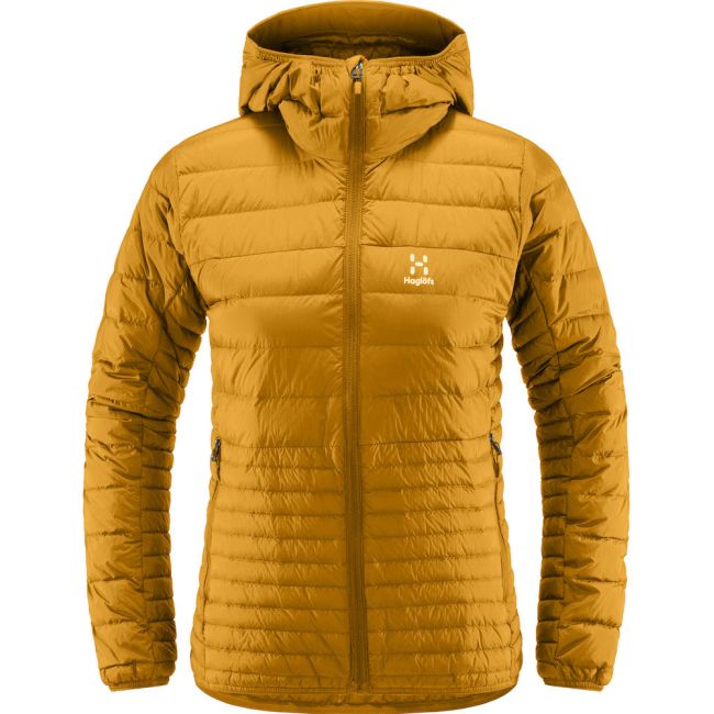 Haglöfs Micro Nordic Down Hood W – Geacă din puf cu glugă - Galben