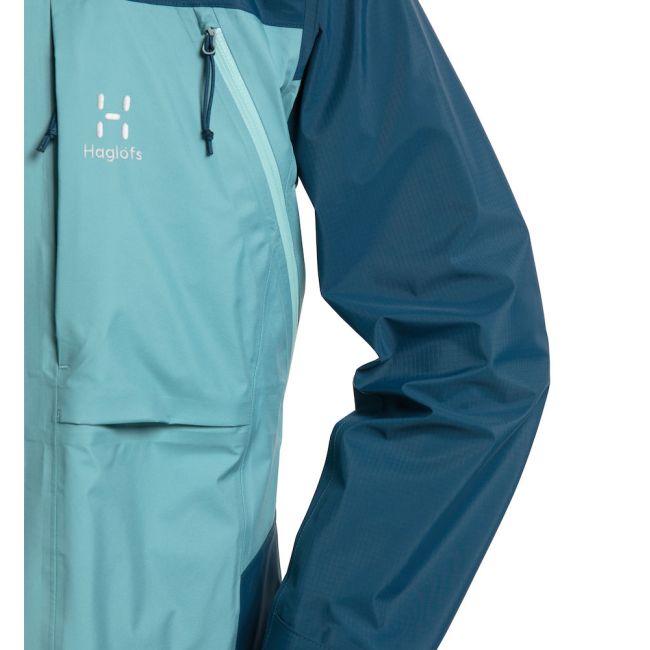 Haglöfs Vassi Touring GTX Jacket W – Geacă GORE-TEX 3 straturi pentru tură de schi - Albastru