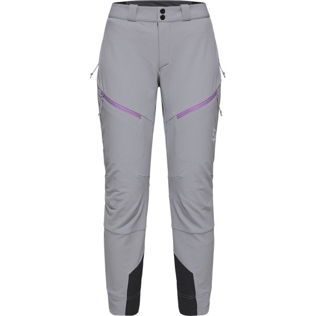 Haglöfs Discover Touring Pant W – Pantaloni softshell pentru tură de schi - Gri Concrete