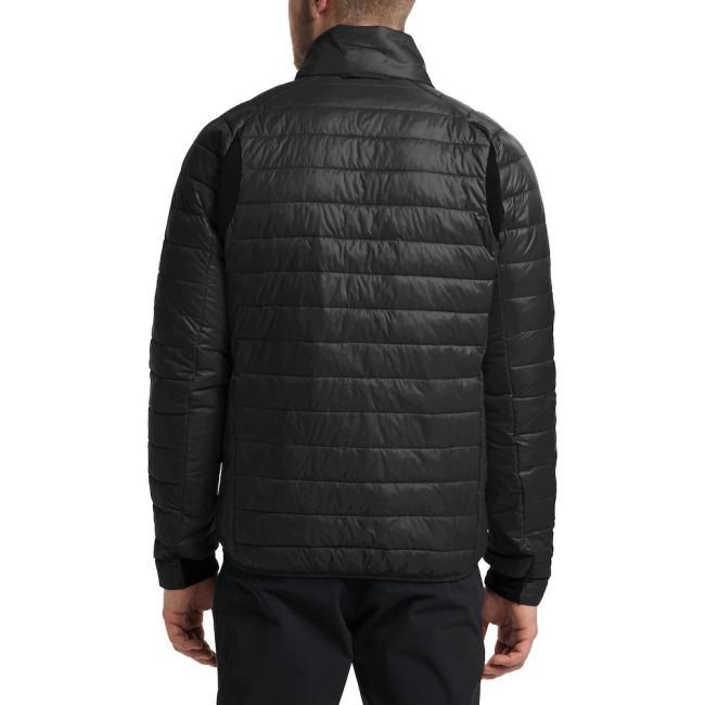 Haglöfs Spire Mimic Jacket – Geacă izolată Mimic cu glugă - Negru True Black Solid