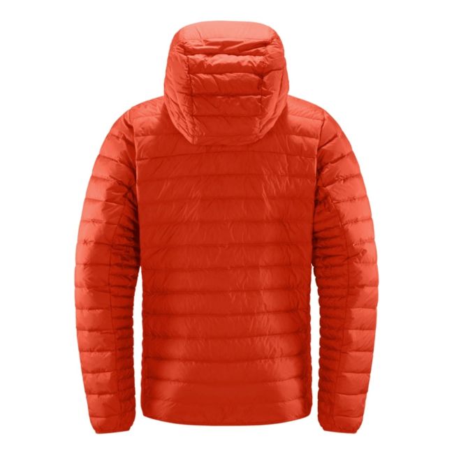 Haglöfs Micro Nordic Down Hood – Geacă din puf cu glugă - Roșu Habanero