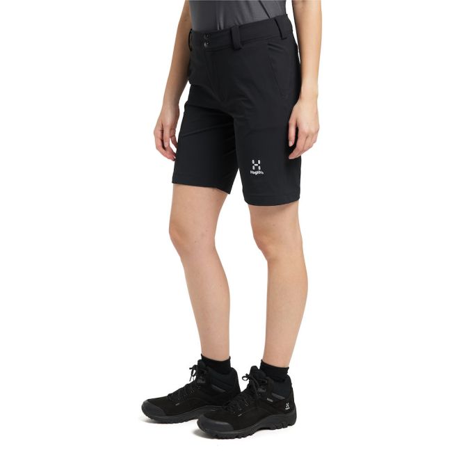 Haglöfs Morän Shorts W – Pantaloni scurți softshell outdoor - Negru True Black