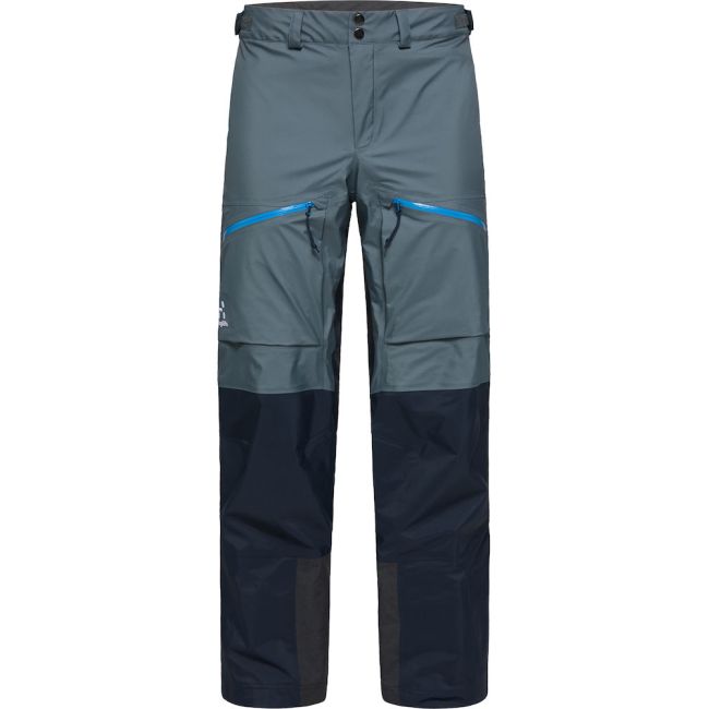 Haglöfs Vassi Touring GTX Pant – Pantaloni GORE-TEX pentru tură de schi - Albastru Steel Blue/Tarn Blue