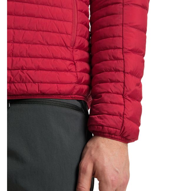 Haglöfs Micro Nordic Down Hood – Geacă din puf cu glugă - Roșu