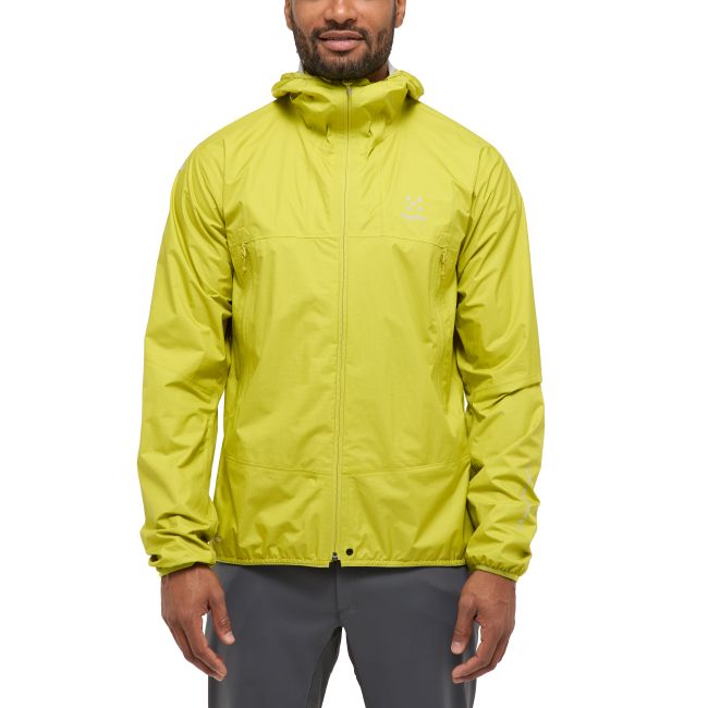 Haglöfs L.I.M Proof Jacket – Geacă impermeabilă ultraușoară - Verde Aurora