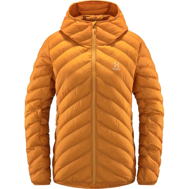Haglöfs Särna Mimic Hood W – Geacă izolată Mimic cu glugă - Galben Desert Yellow