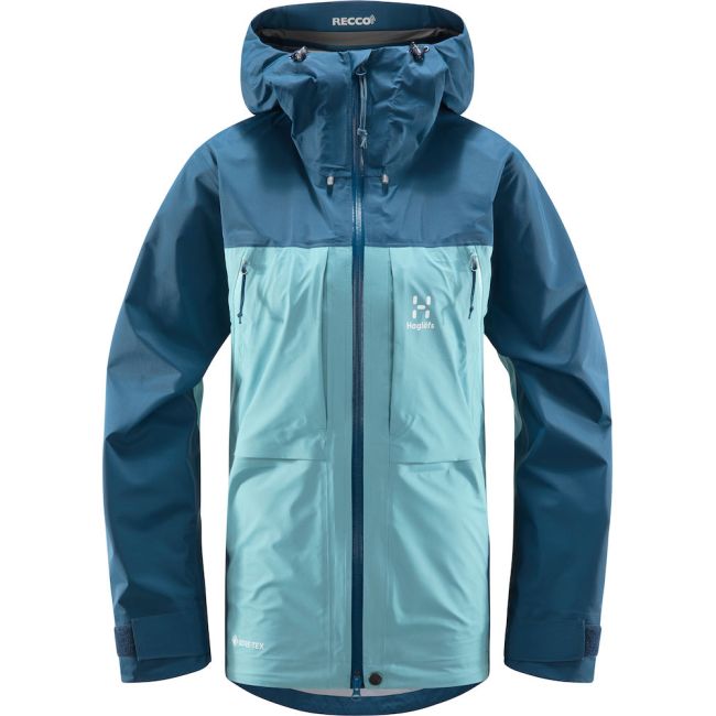 Haglöfs Vassi Touring GTX Jacket W – Geacă GORE-TEX 3 straturi pentru tură de schi - Albastru