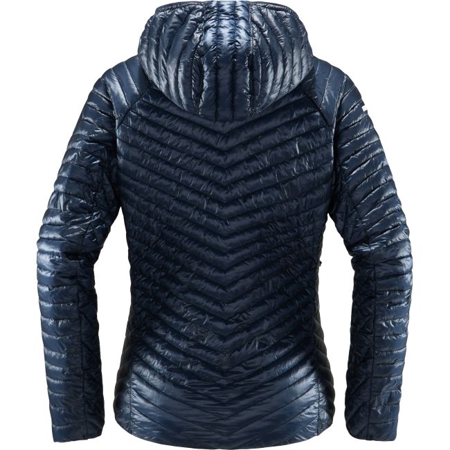 Haglöfs L.I.M Mimic Hood W – Geacă izolată ultraușoară Mimic cu glugă - Albastru închis Tarn Blue