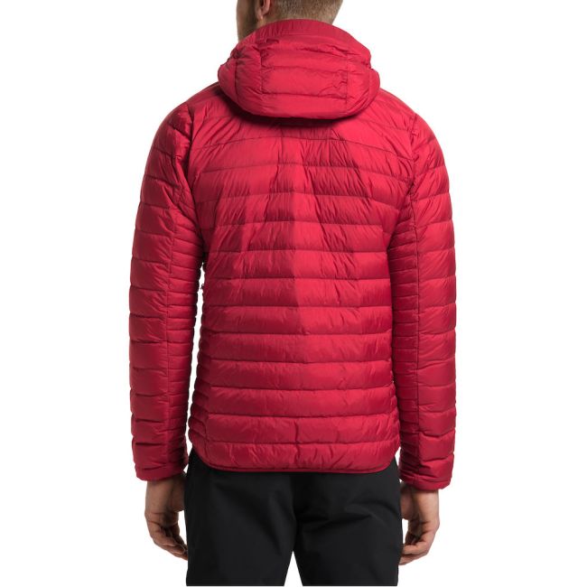 Haglöfs Micro Nordic Down Hood – Geacă din puf cu glugă - Roșu