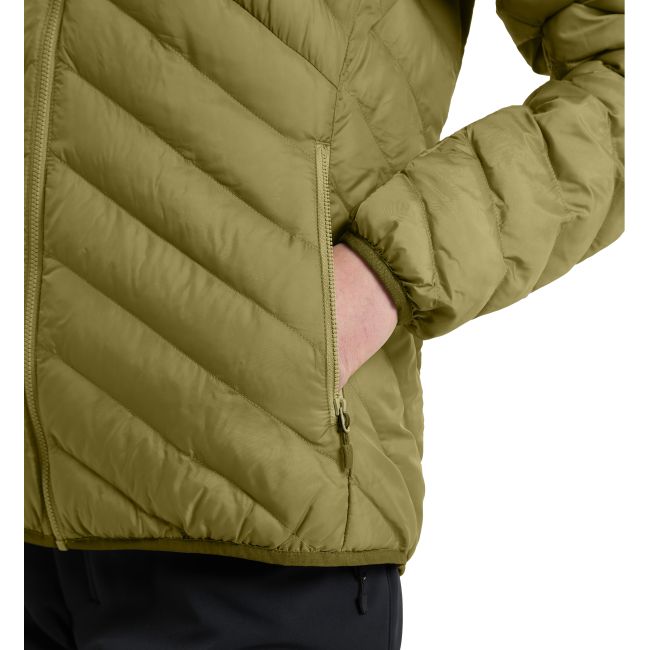 Haglöfs Särna Mimic Hood W – Geacă izolată Mimic cu glugă - Verde Olive Green