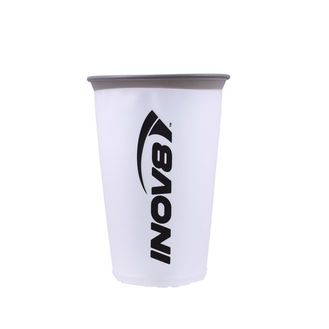 INOV8 Speed Cup 0,2 L – Pahar pliabil pentru alergare 0,2 L - Alb