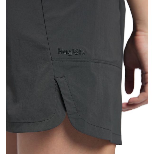 Haglöfs Lite Skort W – Fustă-pantalon outdoor - Negru Magnetite