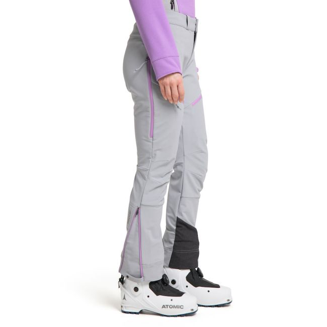 Haglöfs Discover Touring Pant W – Pantaloni softshell pentru tură de schi - Gri Concrete
