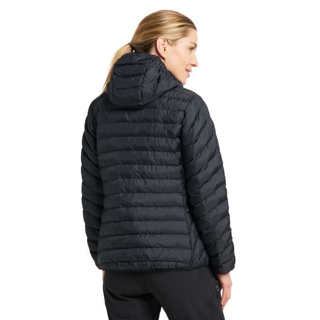 Haglöfs Särna Mimic Hood W – Geacă izolată Mimic cu glugă - Negru True Black