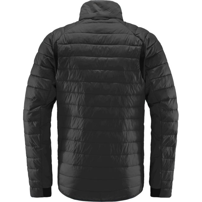 Haglöfs Spire Mimic Jacket – Geacă izolată Mimic cu glugă - Negru True Black Solid