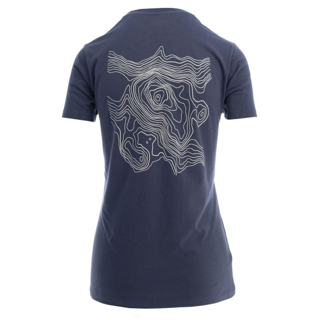 INOV8 Graphic Tee Contours W – Tricou din bumbac cu imprimeu - Negru