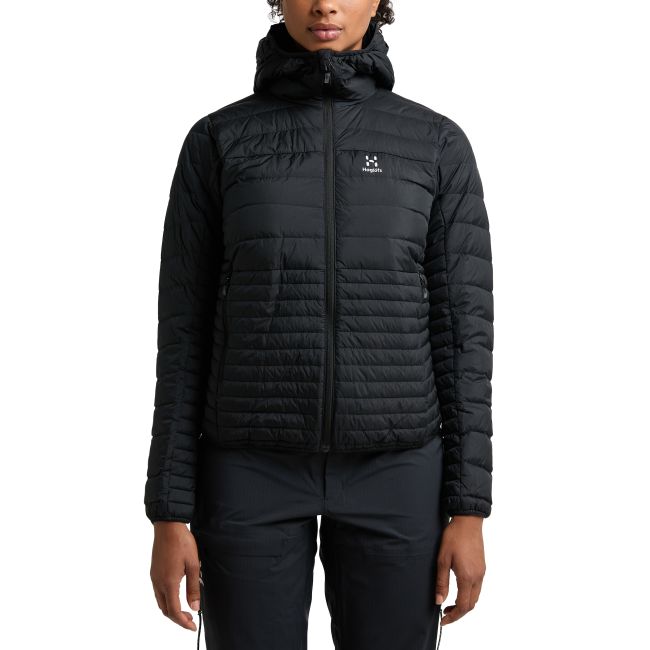 Haglöfs Micro Nordic Down Hood W – Geacă din puf cu glugă - Negru True Black