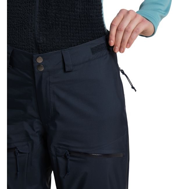 Haglöfs Vassi Touring GTX Pant W – Pantaloni GORE-TEX pentru tură de schi - Albastru închis Tarn Blue