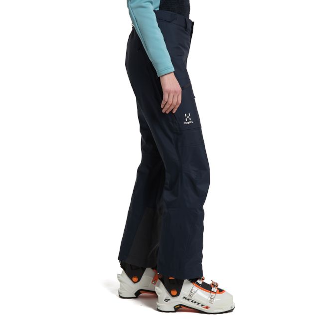 Haglöfs Vassi Touring GTX Pant W – Pantaloni GORE-TEX pentru tură de schi - Albastru închis Tarn Blue