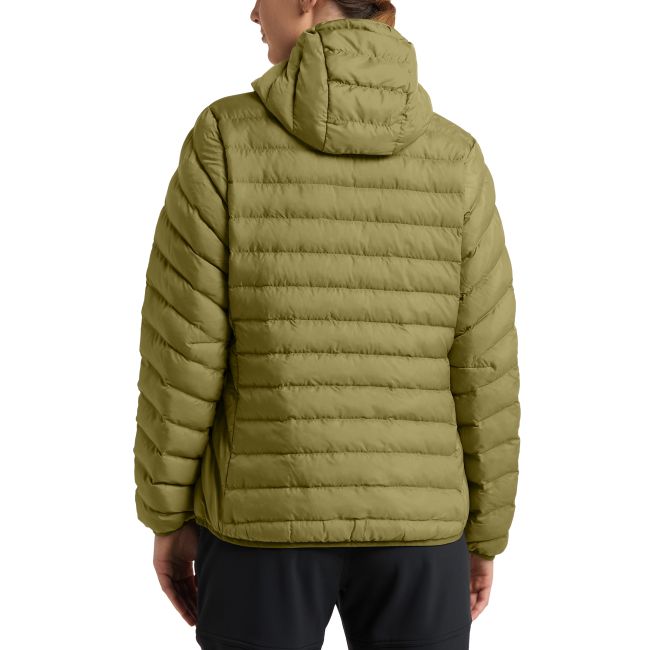 Haglöfs Särna Mimic Hood W – Geacă izolată Mimic cu glugă - Verde Olive Green
