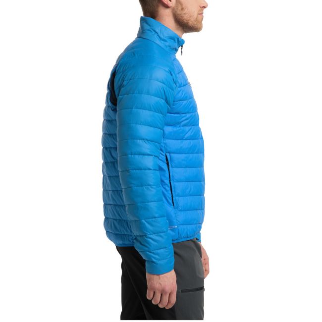 Haglöfs Spire Mimic Jacket – Geacă izolată Mimic cu glugă - Albastru Nordic Blue