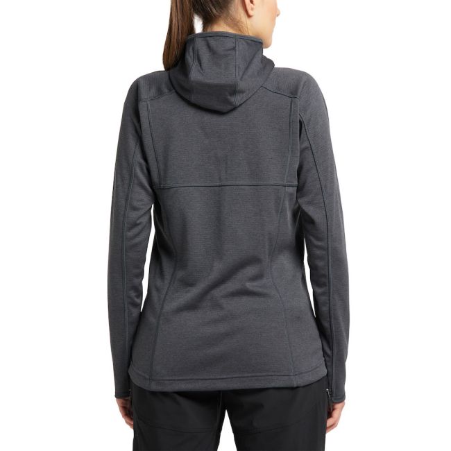 Haglöfs Skuta Hood W – Hanorac outdoor mediu - Gri închis Magnetite