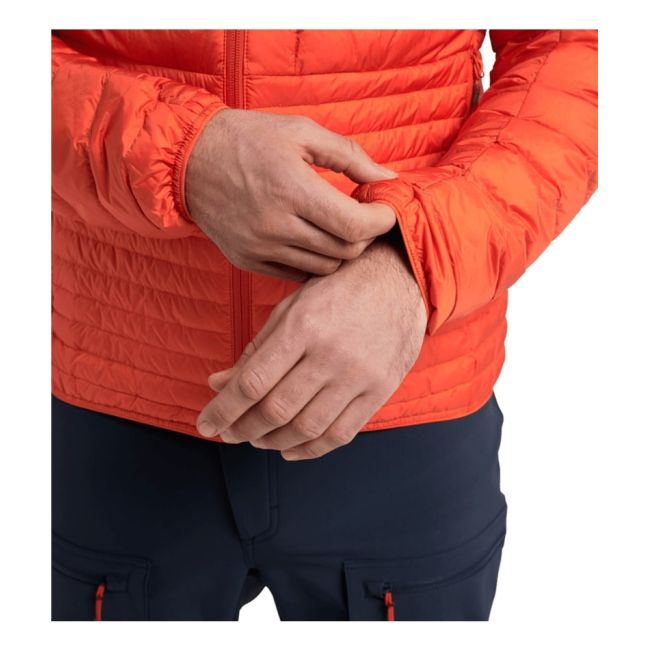 Haglöfs Micro Nordic Down Hood – Geacă din puf cu glugă - Roșu Habanero