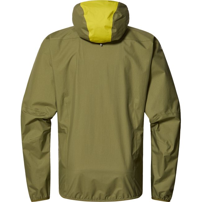 Haglöfs L.I.M Proof Jacket – Geacă impermeabilă ultraușoară - Verde Olive green/Aurora
