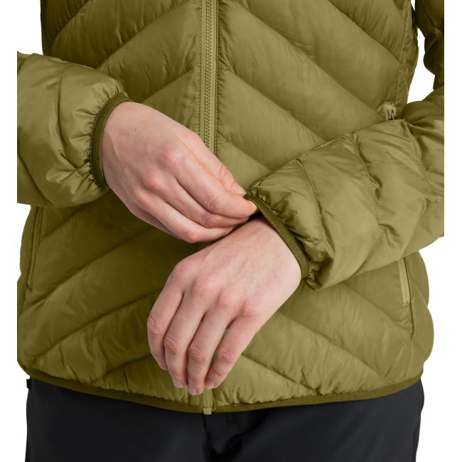 Haglöfs Särna Mimic Hood W – Geacă izolată Mimic cu glugă - Verde Olive Green