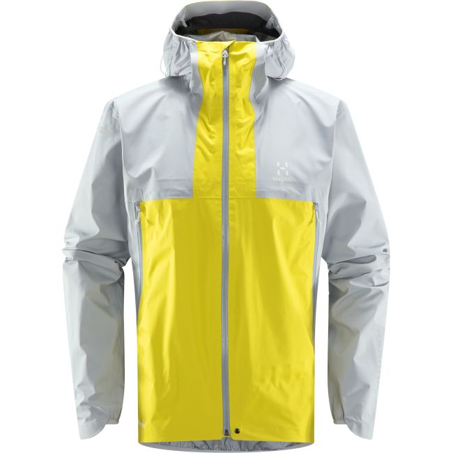 Haglöfs L.I.M GTX Active Jacket – Geacă GORE-TEX Active ultraușoară - Gri/verde
