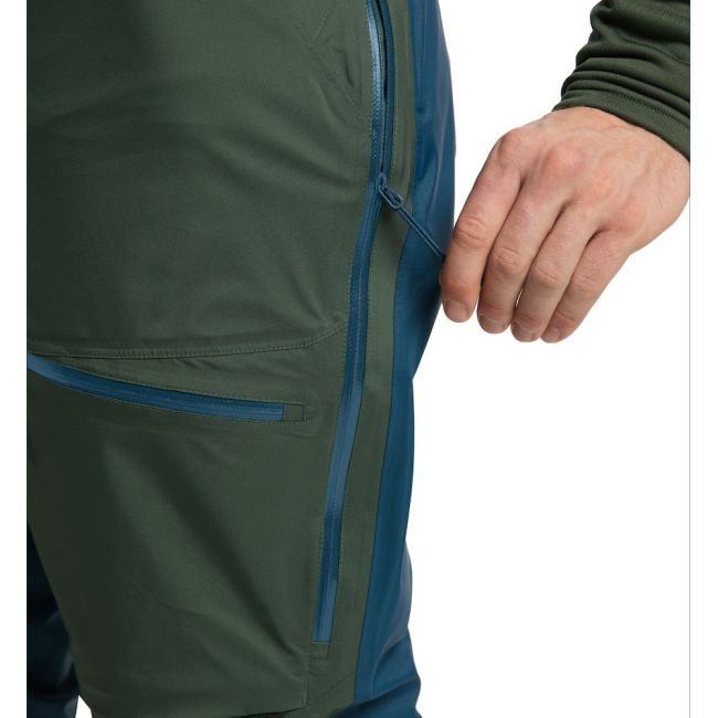 Haglöfs Vassi Touring GTX Pant – Pantaloni GORE-TEX pentru tură de schi - Verde/albastru