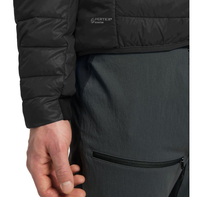 Haglöfs Spire Mimic Jacket – Geacă izolată Mimic cu glugă - Negru True Black Solid
