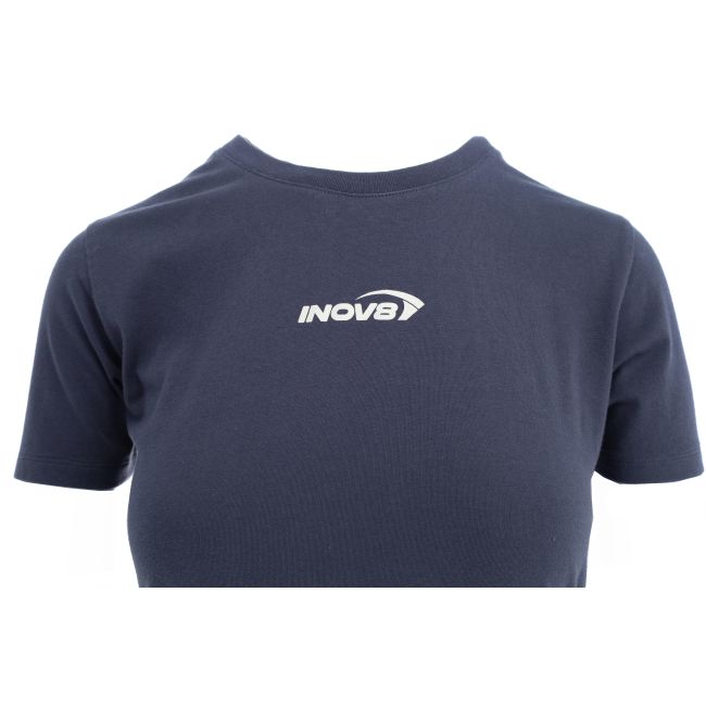 INOV8 Graphic Tee Contours W – Tricou din bumbac cu imprimeu - Negru