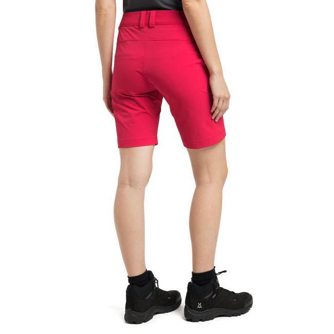 Haglöfs Morän Shorts W – Pantaloni scurți softshell outdoor - Roșu