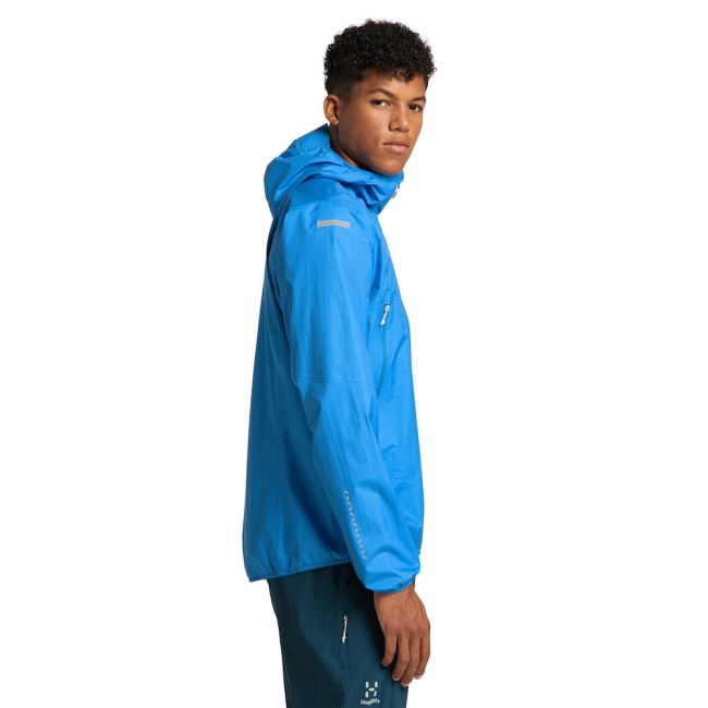 Haglöfs L.I.M Proof Jacket – Geacă impermeabilă ultraușoară - Albastru Nordic Blue