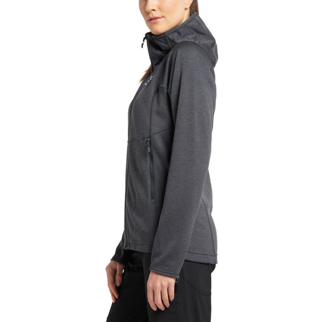 Haglöfs Skuta Hood W – Hanorac outdoor mediu - Gri închis Magnetite