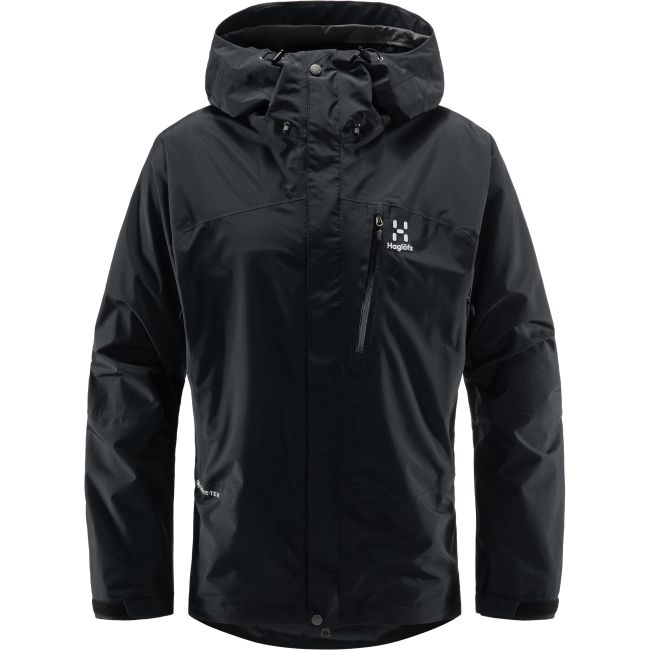Haglöfs Astral GTX Jacket – Geacă impermeabilă GORE-TEX pentru schi și munte - Negru True Black