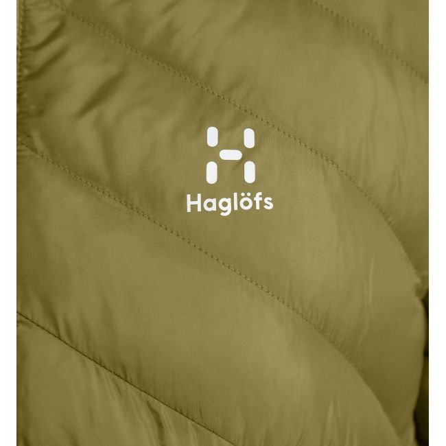Haglöfs Särna Mimic Hood W – Geacă izolată Mimic cu glugă - Verde Olive Green